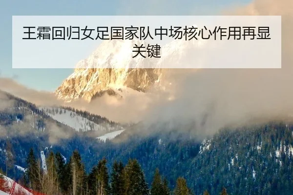 王霜回归女足国家队中场核心作用再显关键
